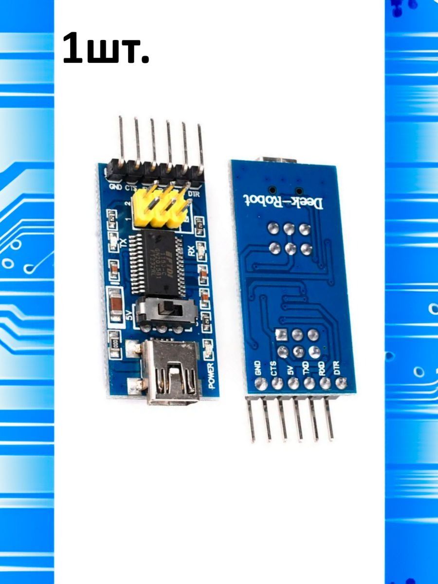 Преобразователь miniUSB в TTL на базе FT232RL картинка №1