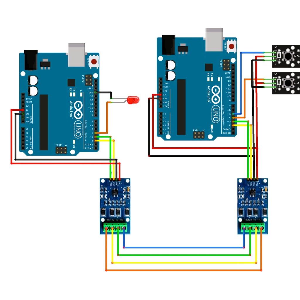 Конвертер TTL-RS422 на базе MAX490 для Arduino картинка №2