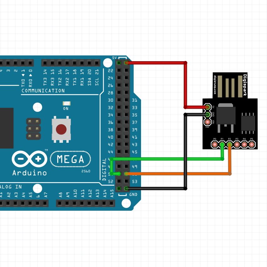 Контроллер Digispark Attiny85 USB модуль картинка №2