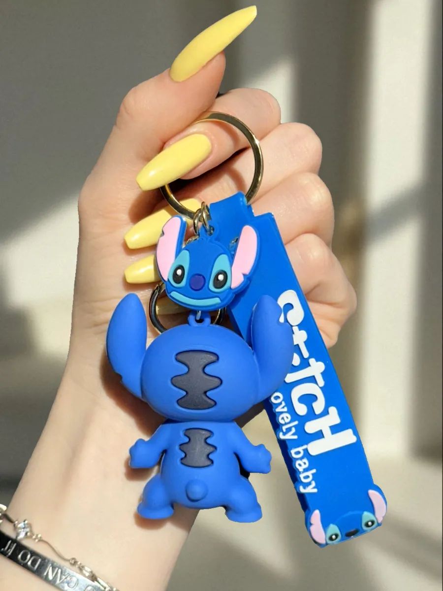 Брелок подвеска Стич подвеска для ключей, сумки, телефона картинка №2