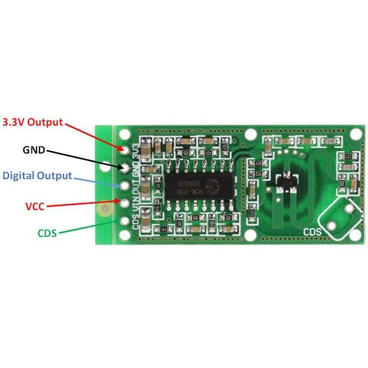 Доплеровский микроволновый датчик движения RCWL-0516 картинка №2