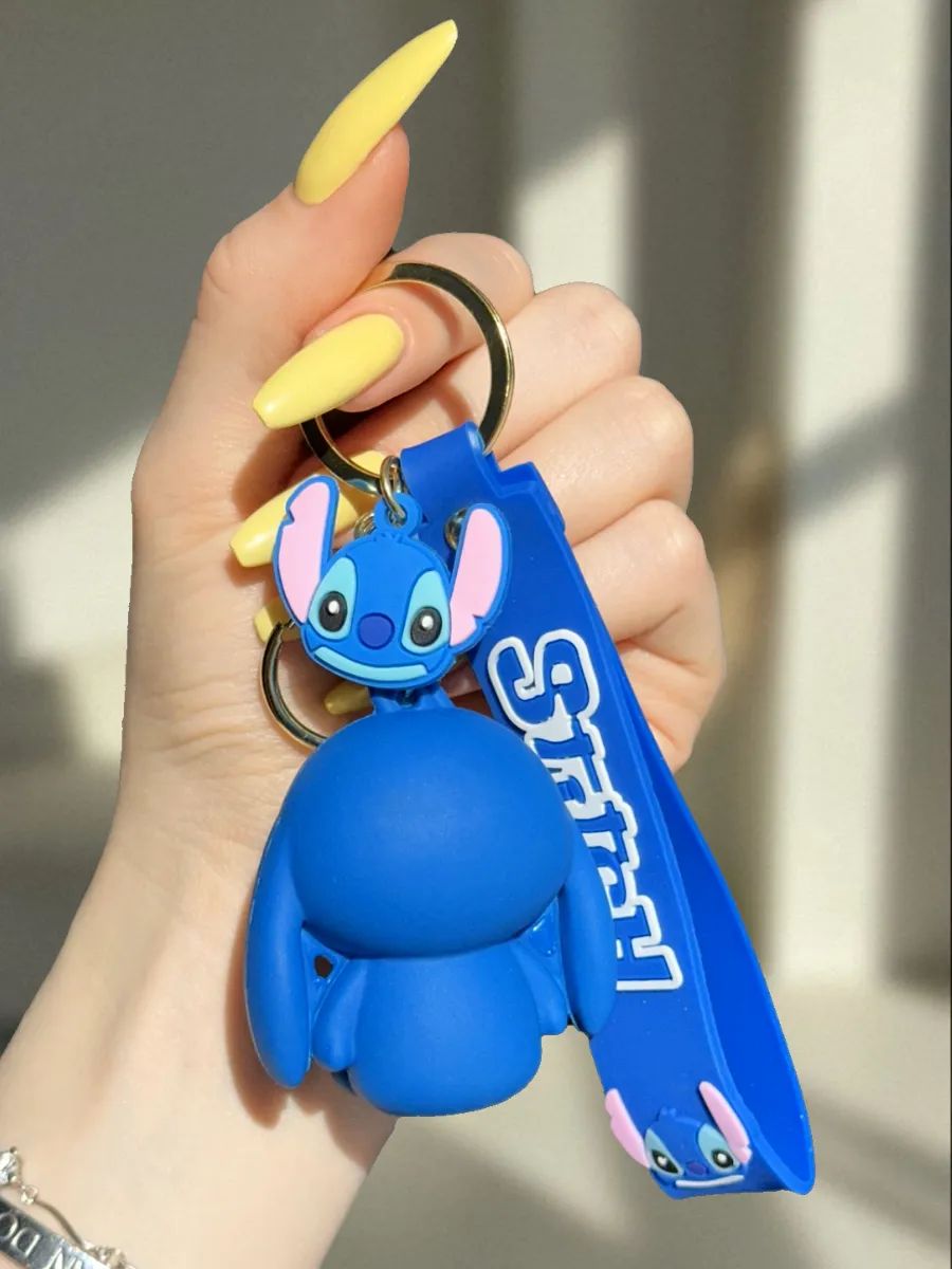Брелок подвеска Стич подвеска для ключей, сумки, телефона картинка №2