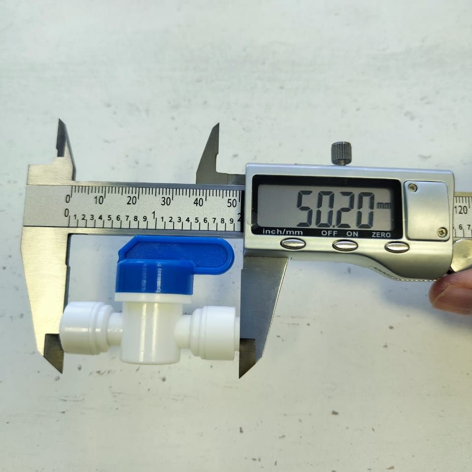 Кран переходник прямой 1/4" трубка - 1/4" трубка кронштейн картинка №2