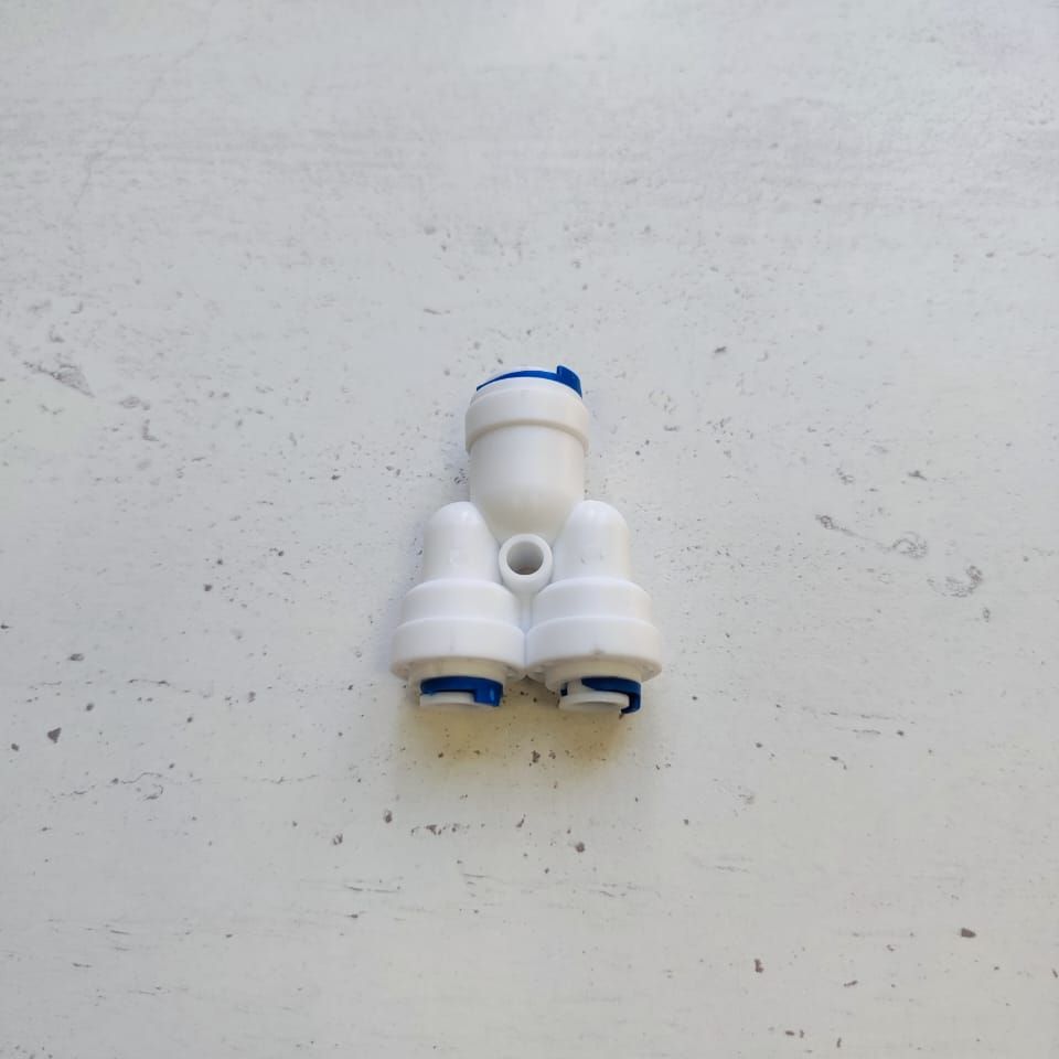 Фитинг тройник Y-образный 1/4"-3/8"-1/4" трубки картинка №2