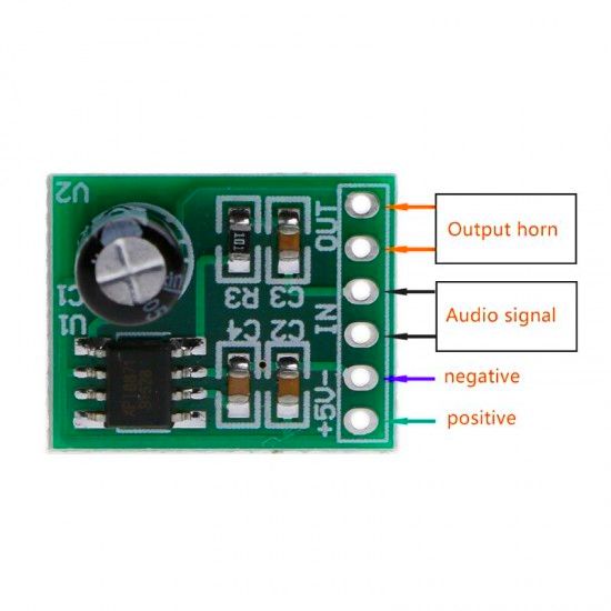 Модуль усилителя 1х5Вт на базе XPT8871 XH-M125 картинка №2