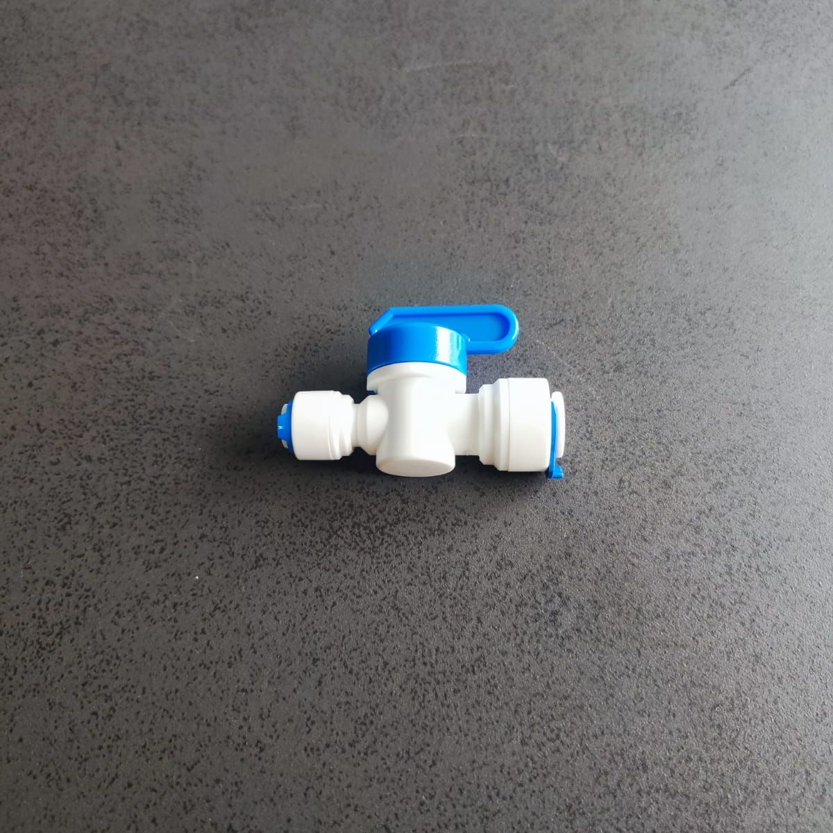 Кран переходник прямой 1/4" трубка - 3/8" трубка картинка №2