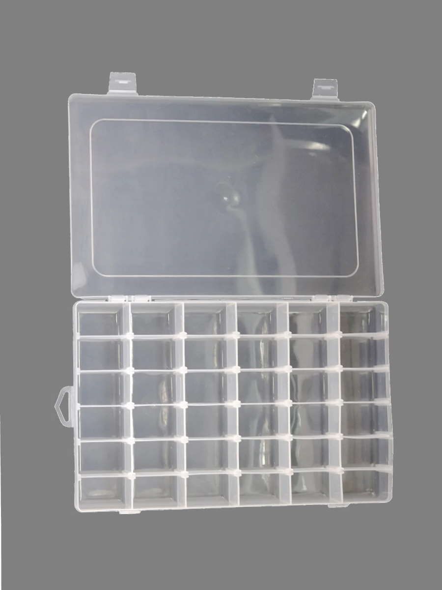 Пластиковый органайзер для электронных модулей 36 ячеек картинка №2