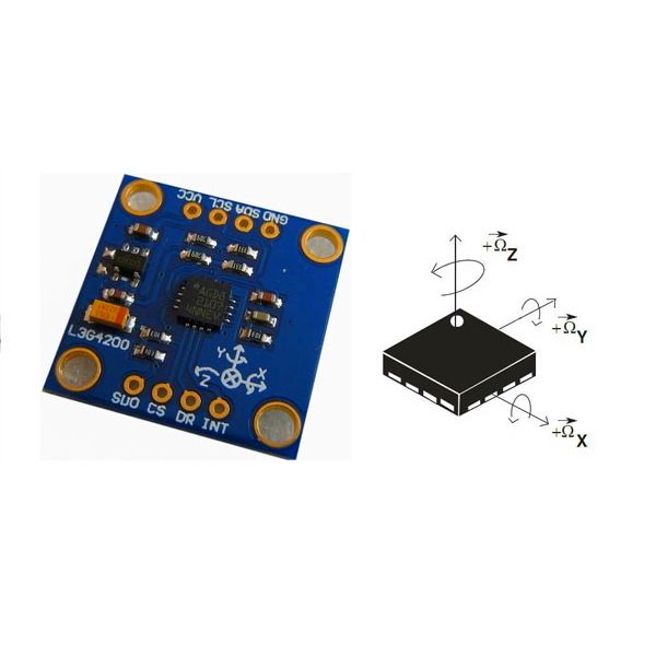 Модуль 3-х осевого гироскопа GY-50 (L3G4200D) для Arduino картинка №2