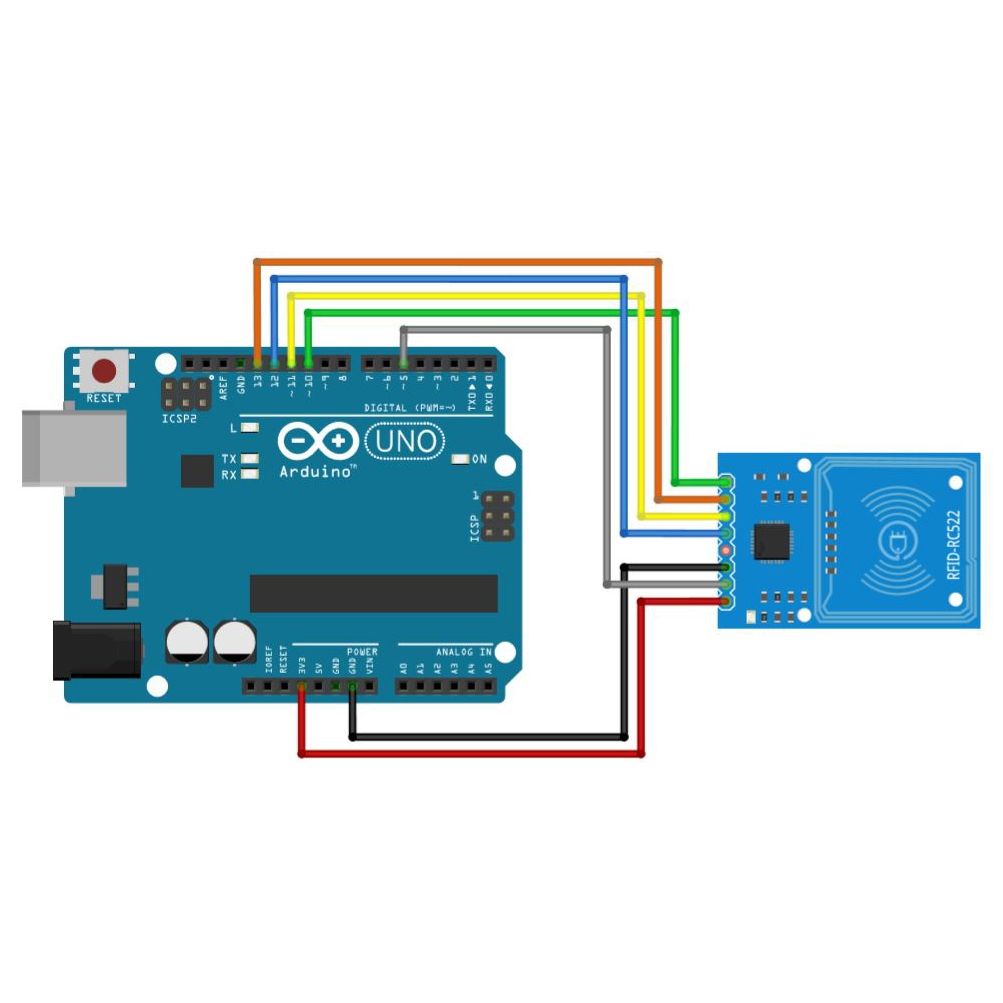 RFID модуль с картой и брелком RC522 для Arduino картинка №2