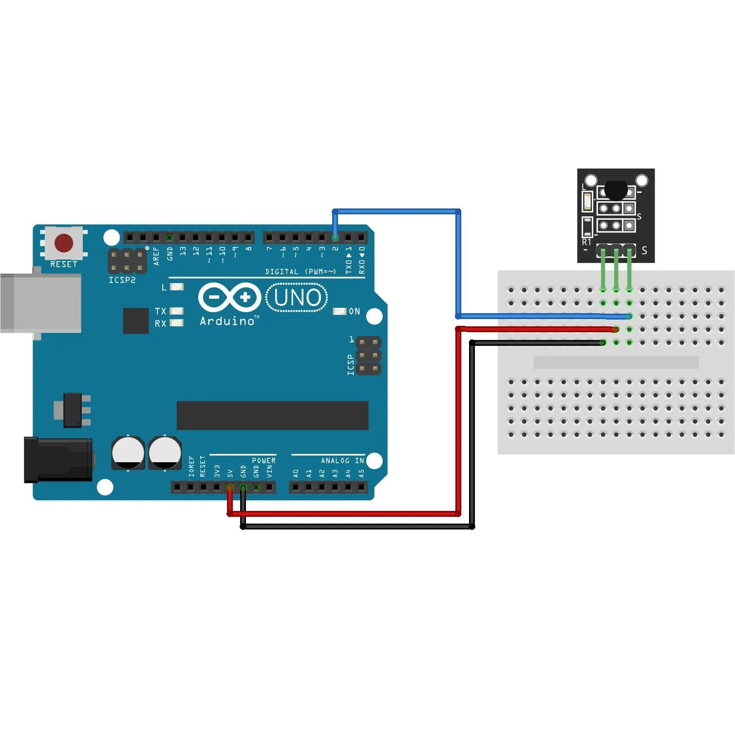Модуль датчика температуры KY-001 (HW-506) для Arduino картинка №2