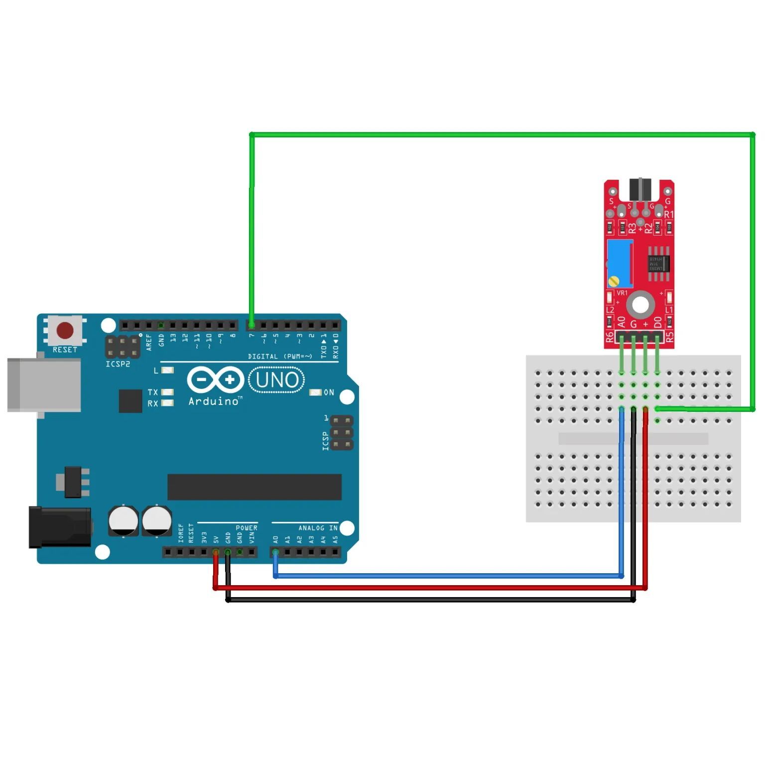 Модуль датчика касания KY-036 (HW-494) для Arduino картинка №2