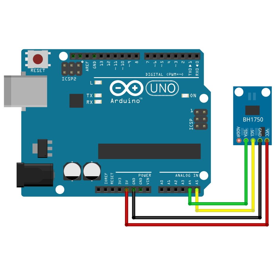 Датчик интенсивности света GY-302 (BH1750) для Arduino картинка №2
